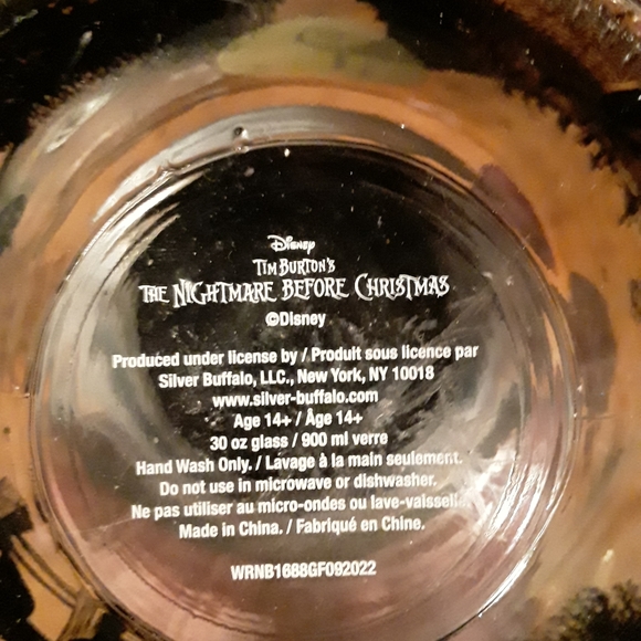 Nightmare Before Christmas Glass Jar - Picture 2 of 3